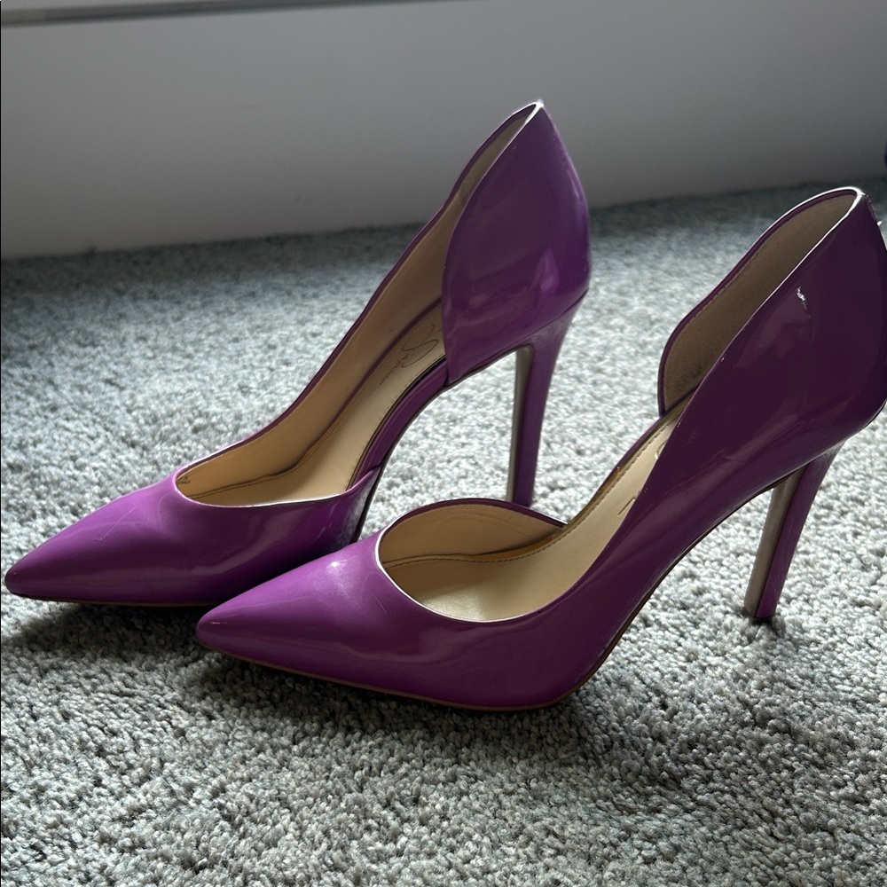 Jessica Simpson Vibrant Purple Heels